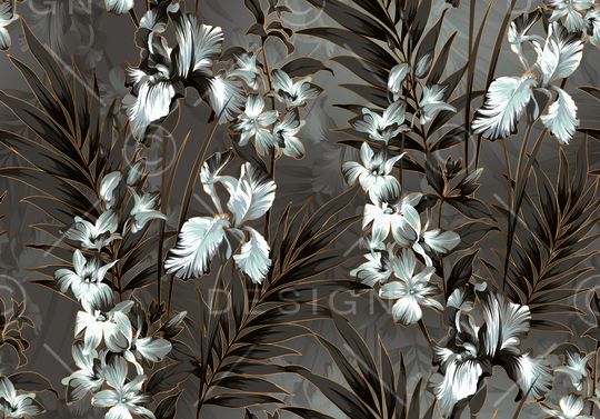 绿植树叶印花华亿平台图片