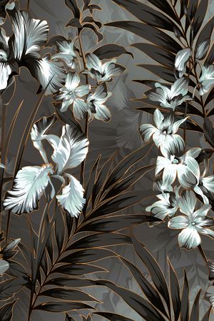 绿植树叶印花华亿平台图片