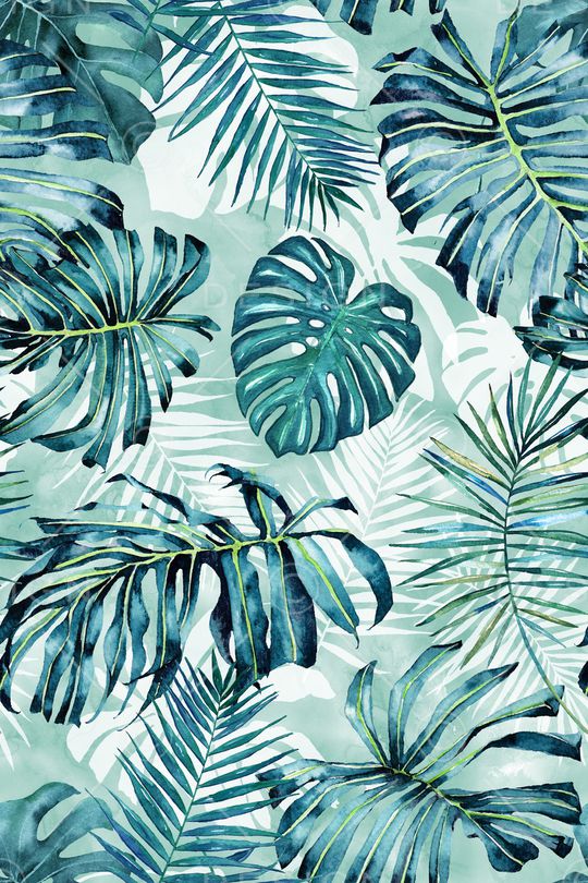 绿植树叶印花华亿平台图片