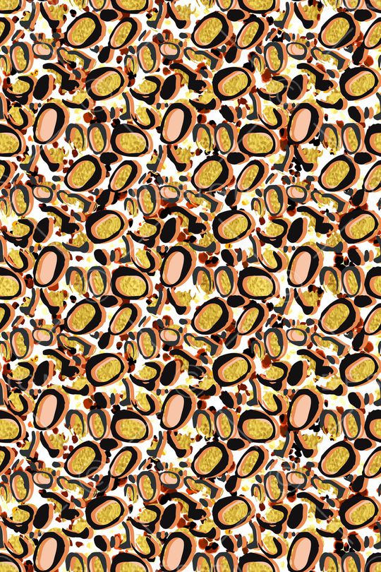 豹纹印花华亿平台图片