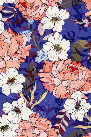 绿植树叶印花华亿平台图片