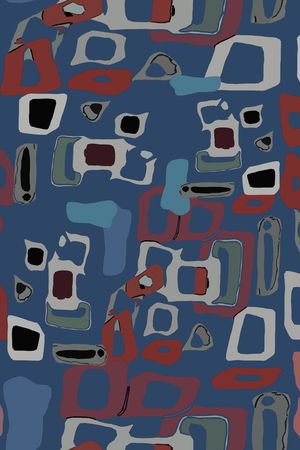 几何印花华亿平台图片