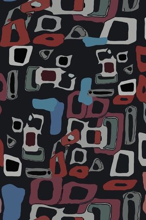 几何印花华亿平台图片