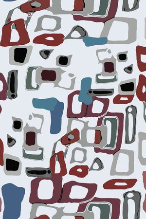 几何印花华亿平台图片