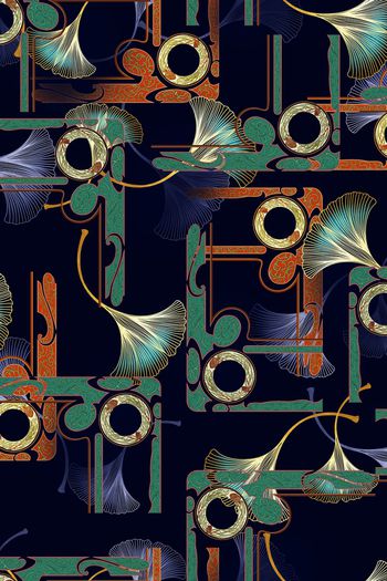 连衣裙印花华亿平台图片