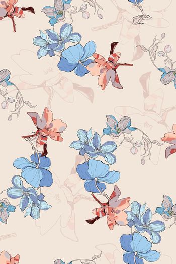 连衣裙印花华亿平台图片