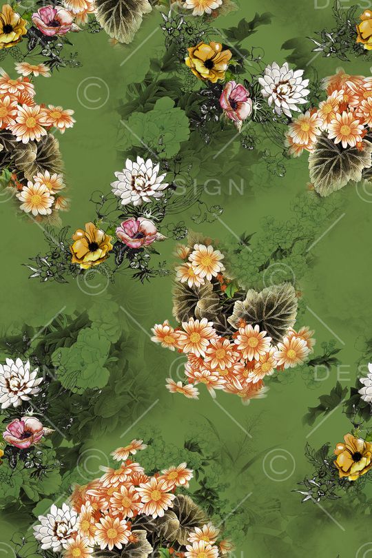 复古印花华亿平台图片