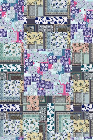 几何印花华亿平台图片