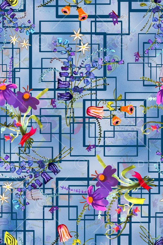 几何印花华亿平台图片