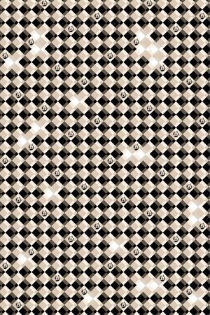 格子印花华亿平台图片