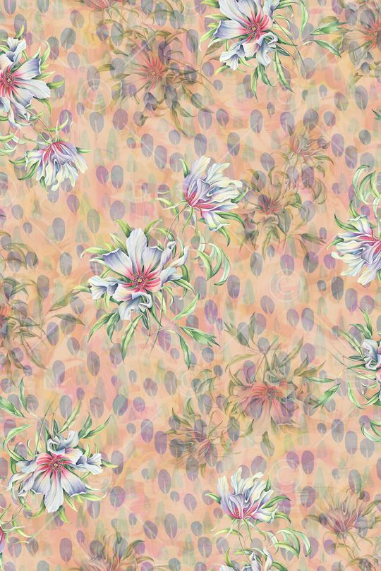 绿植树叶印花华亿平台图片