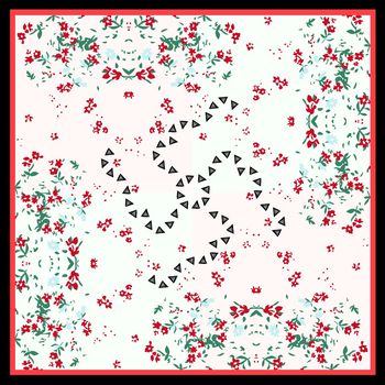 方巾印花华亿平台图片