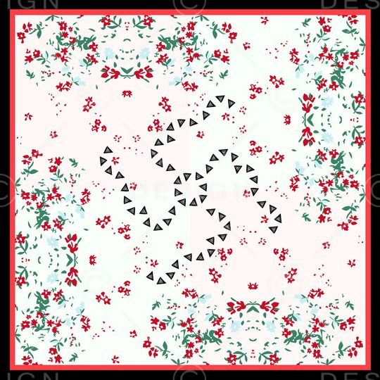 方巾印花华亿平台图片