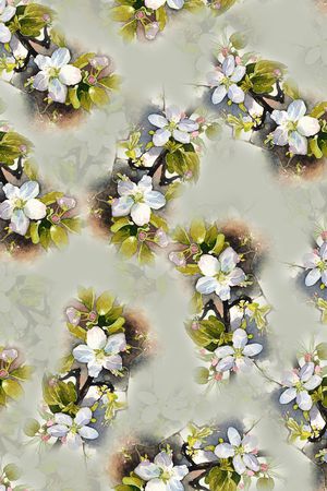 连衣裙印花华亿平台图片