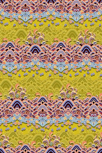 连衣裙印花华亿平台图片