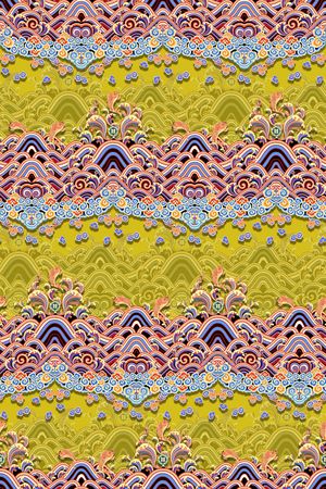 连衣裙印花华亿平台图片