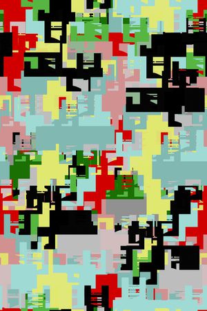 抽象男装印花华亿平台图片