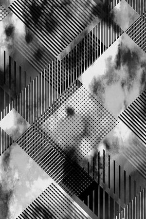 几何印花华亿平台图片