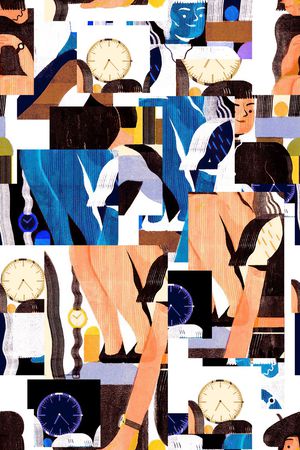 几何印花华亿平台图片