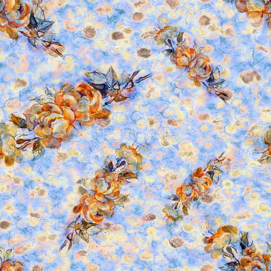 绿植树叶印花华亿平台图片