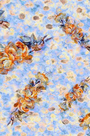 绿植树叶印花华亿平台图片