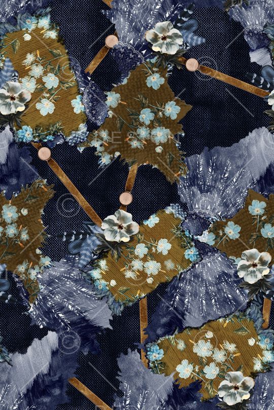 复古印花华亿平台图片