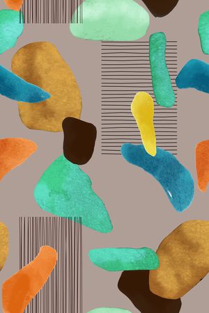 几何印花华亿平台图片