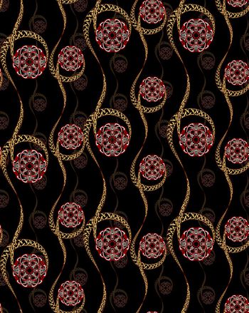 线条印花华亿平台图片