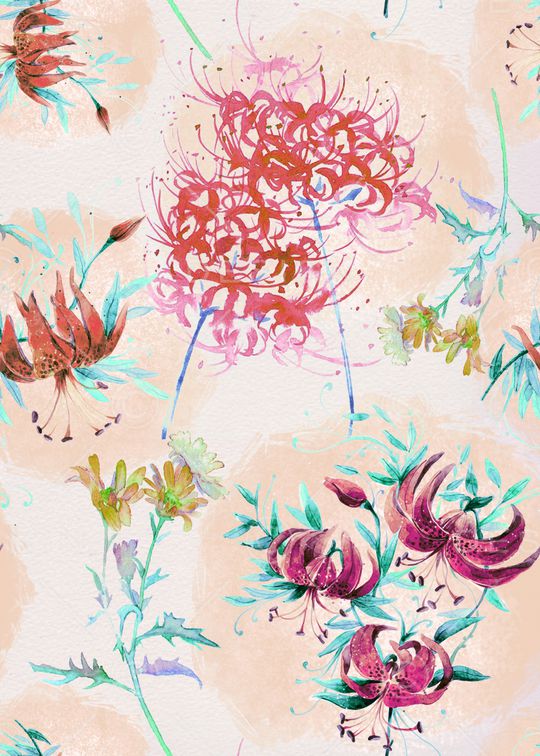 绿植树叶印花华亿平台图片