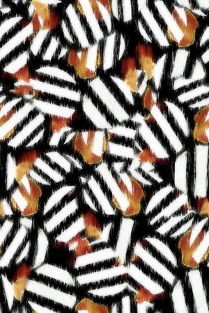 几何印花华亿平台图片