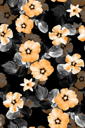 绿植树叶印花华亿平台图片