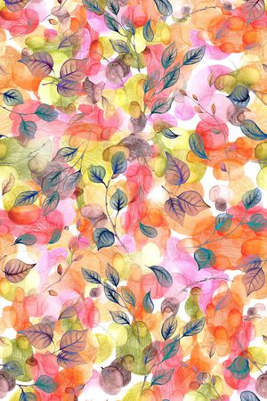 绿植树叶印花华亿平台图片