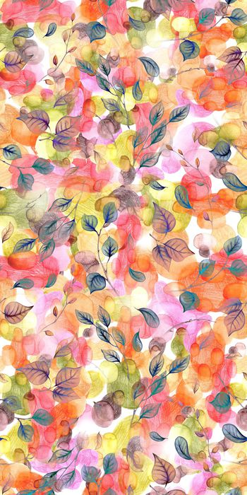 绿植树叶印花华亿平台图片