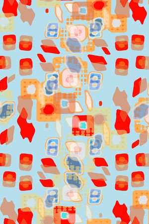 格子印花华亿平台图片