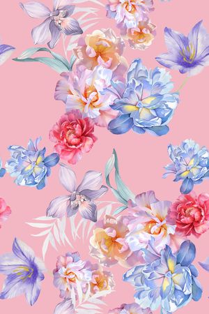 水彩印花华亿平台图片