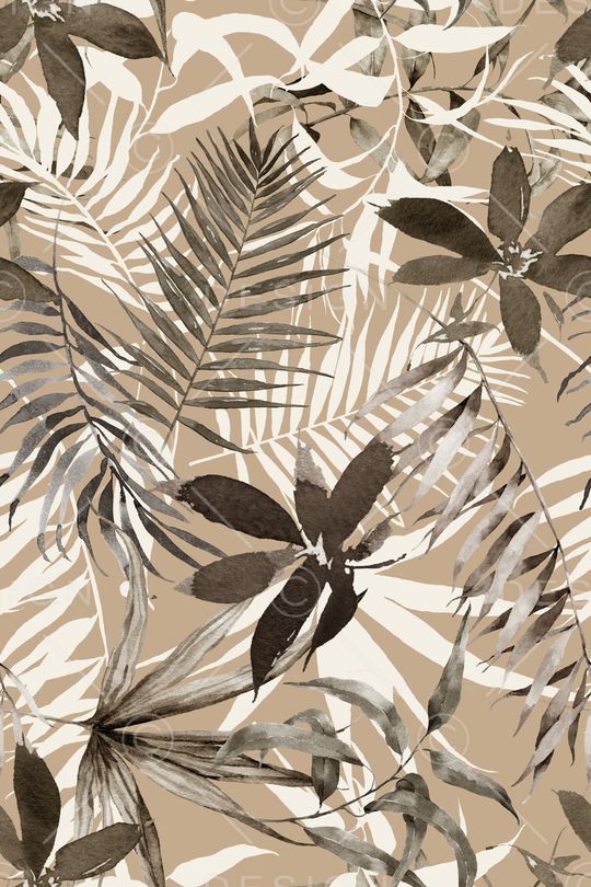 绿植树叶印花华亿平台图片