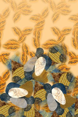 线条印花华亿平台图片