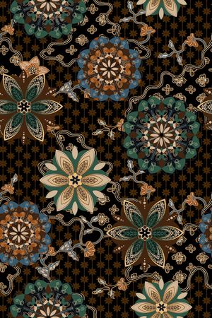 民族风印花华亿平台图片