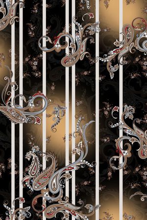 连衣裙印花华亿平台图片