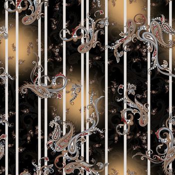 连衣裙印花华亿平台图片