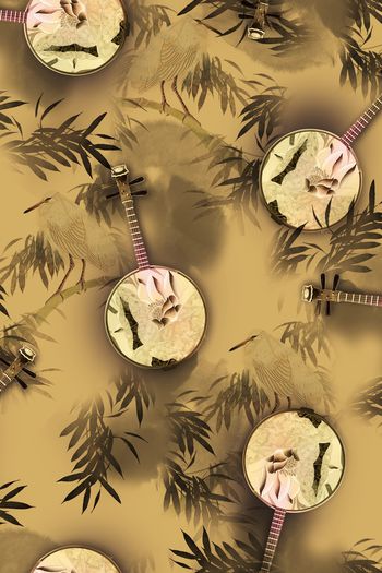 连衣裙印花华亿平台图片