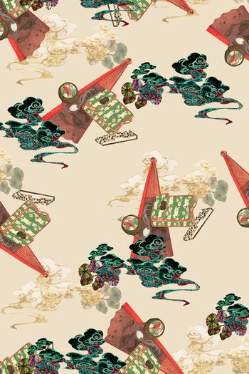 连衣裙印花华亿平台图片