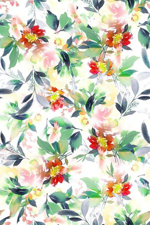 绿植树叶印花华亿平台图片