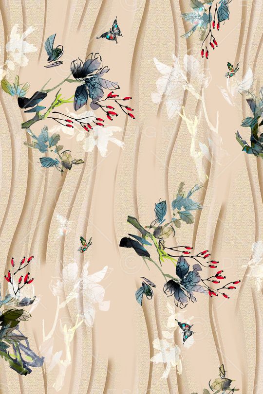 线条印花华亿平台图片