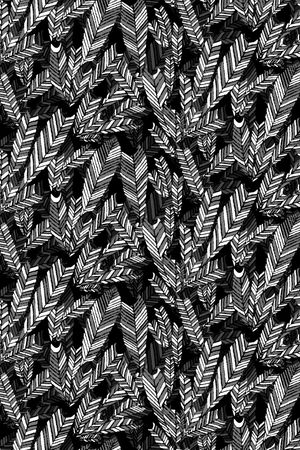 黑白华亿平台印花华亿平台图片