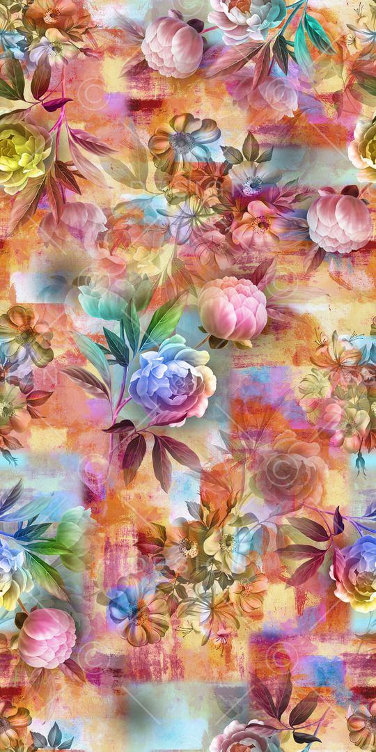 绿植树叶印花华亿平台图片