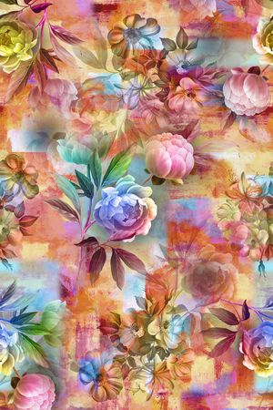 绿植树叶印花华亿平台图片