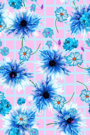 格子印花华亿平台图片