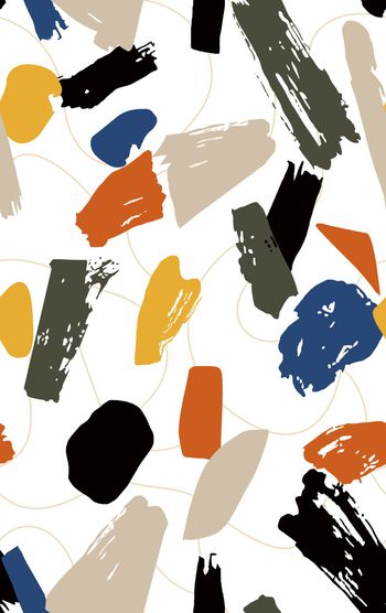 1450316-女装-衬衣-抽象石头--杏色