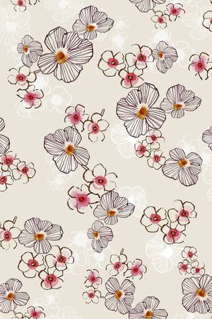 线条印花华亿平台图片